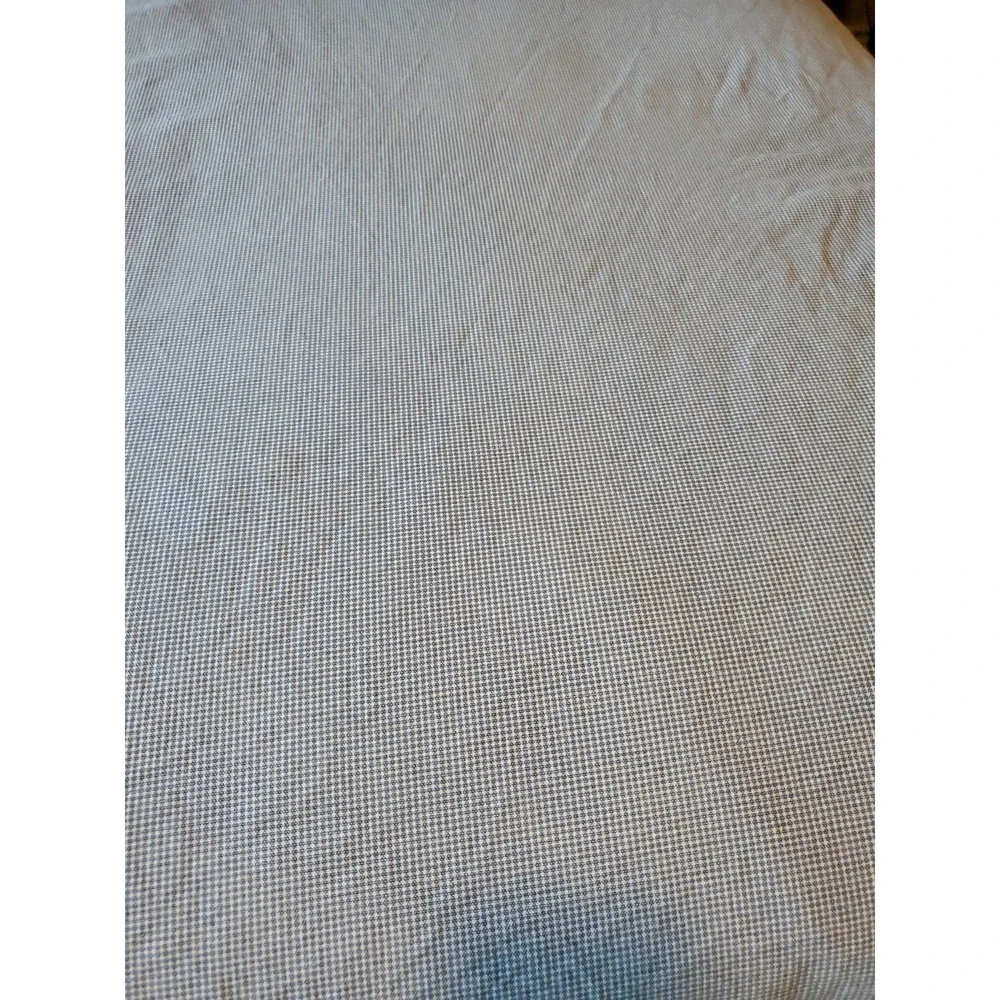 Twin XL Bed spread 100% Thick Cotton Reversible Blue White Floral Toile 67x96